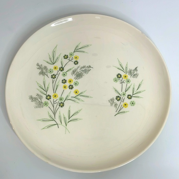 Taylor Smith Colorcraft Floral Plate - Picture 1 of 8